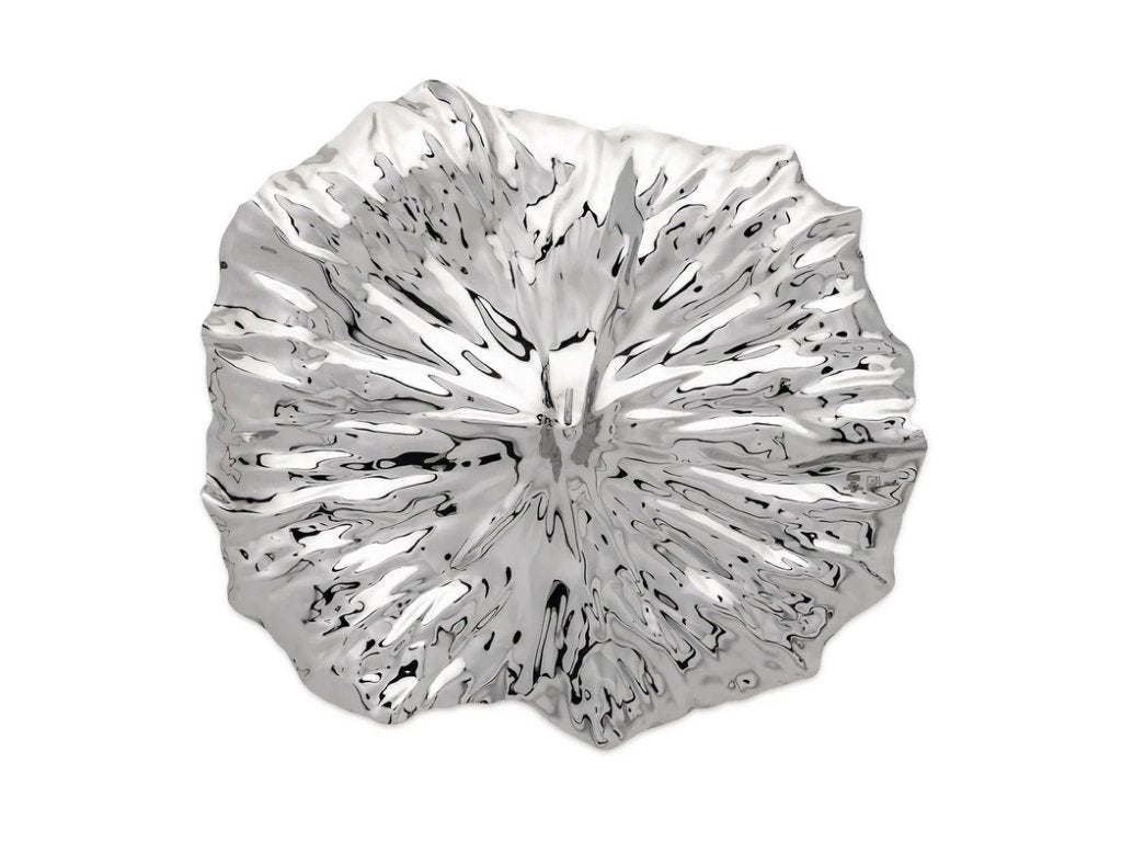 Alessi Dekorativbricka LOTUS 45 cm, rostfritt stål