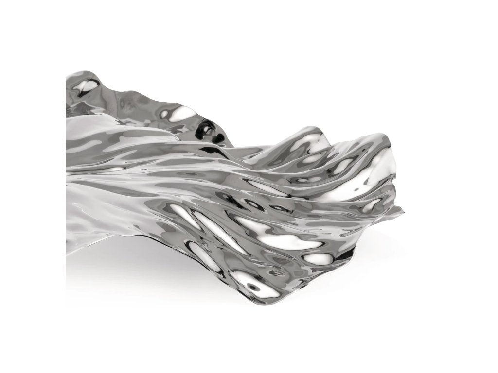 Alessi Dekorativbricka LOTUS 45 cm, rostfritt stål