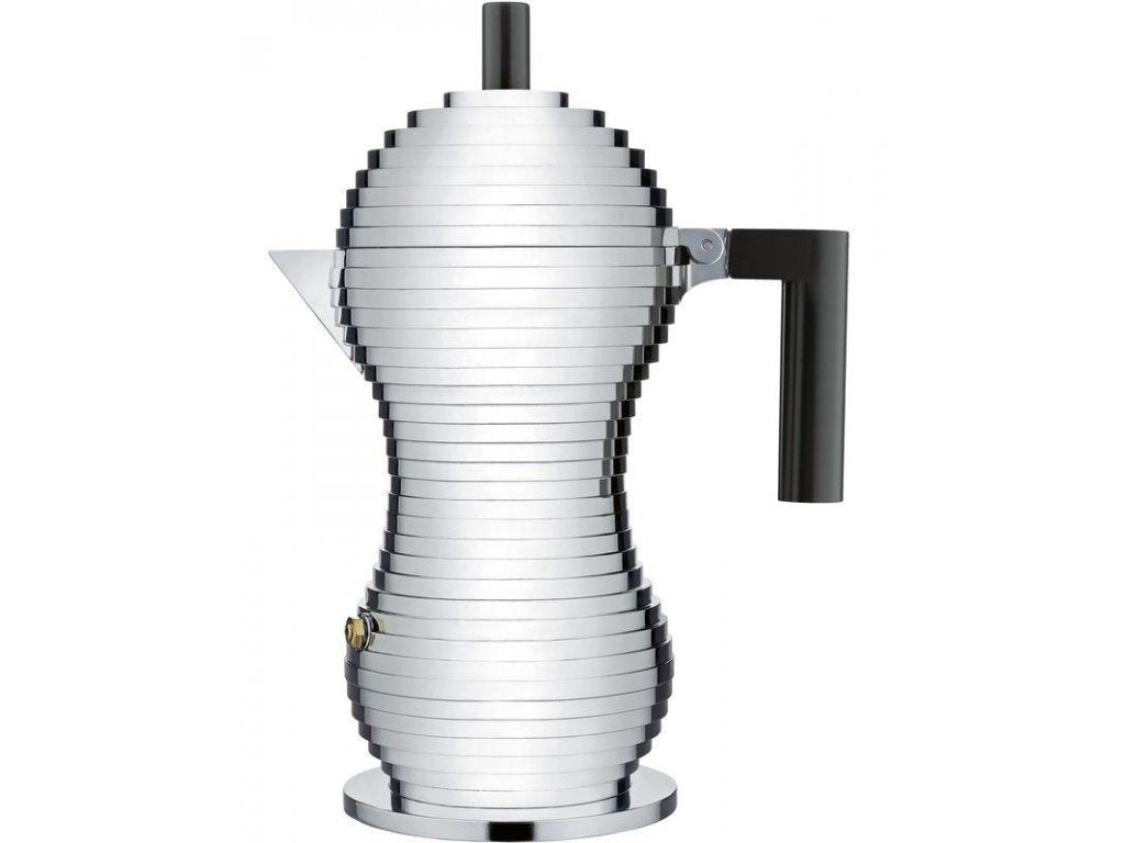 Alessi Espressobryggare för spishäll PULCINA 300 ml, svart