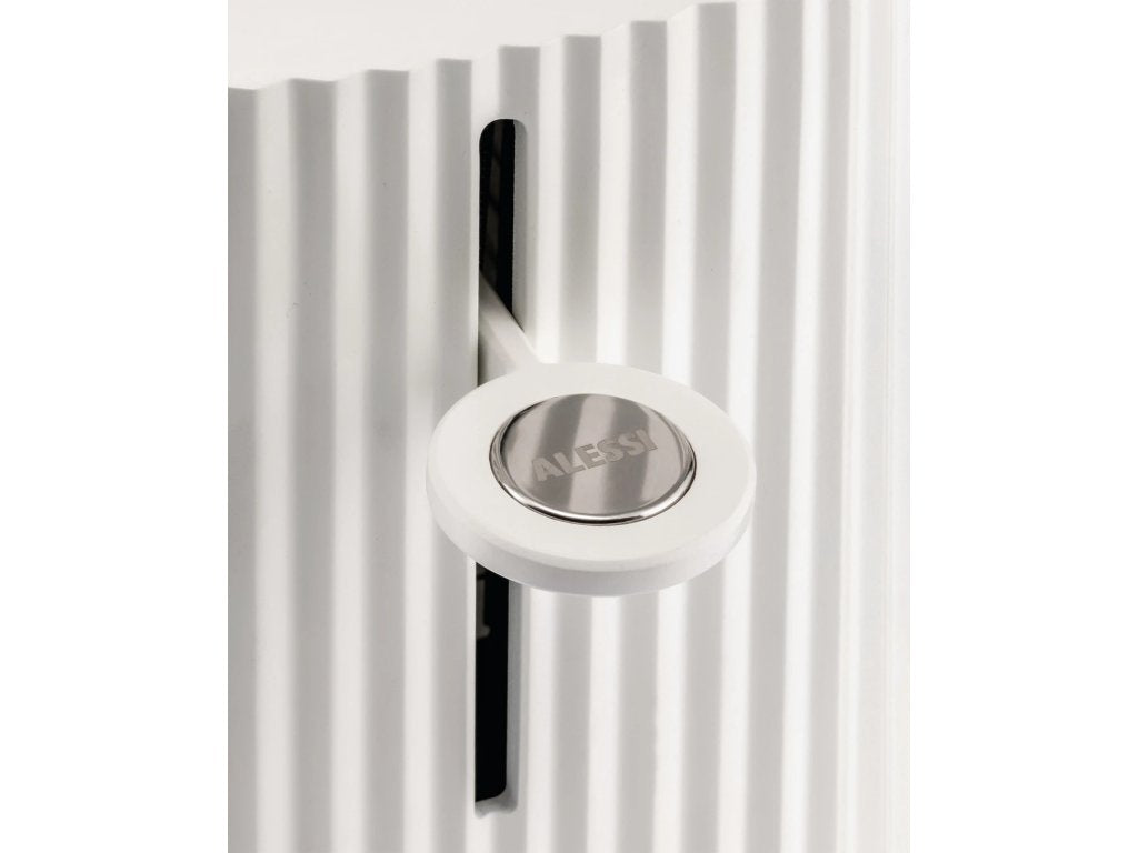 Alessi Brödrost PLISSE, 2 skivor, vit