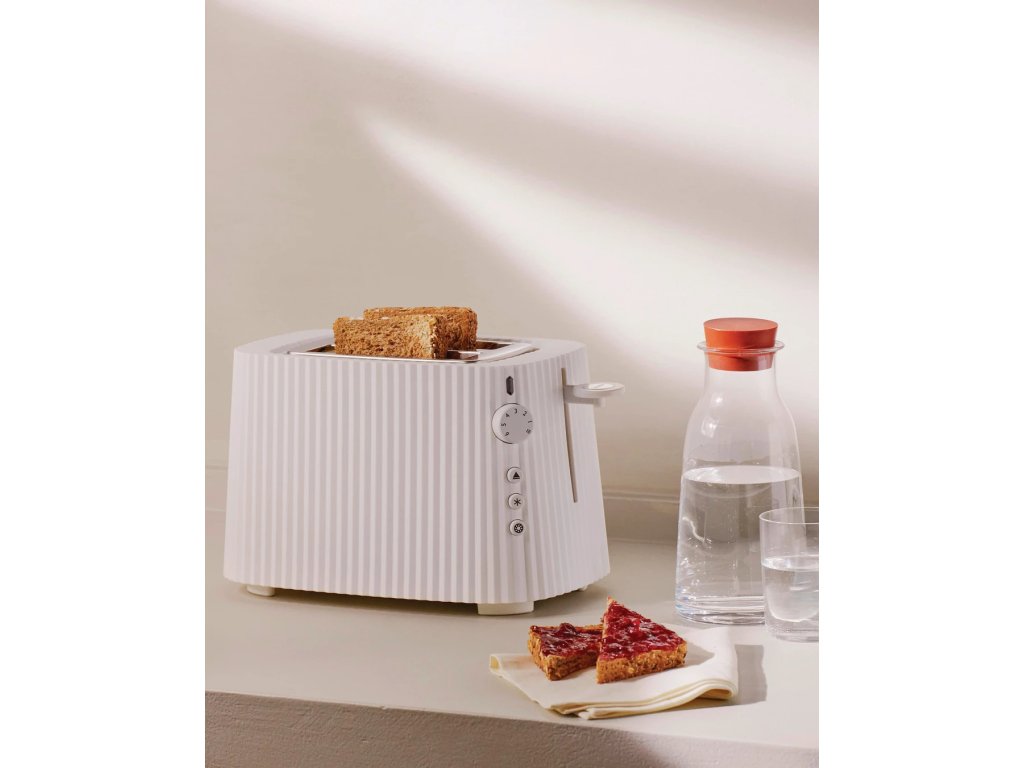 Alessi Plissé brödrost, svart 2 Skivor