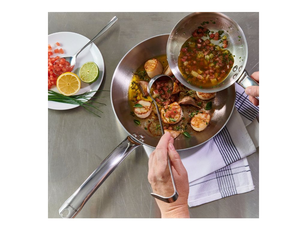 de Buyer Stekpanna ALCHIMY 24 cm, 2,5 l, rundad, rostfritt stål