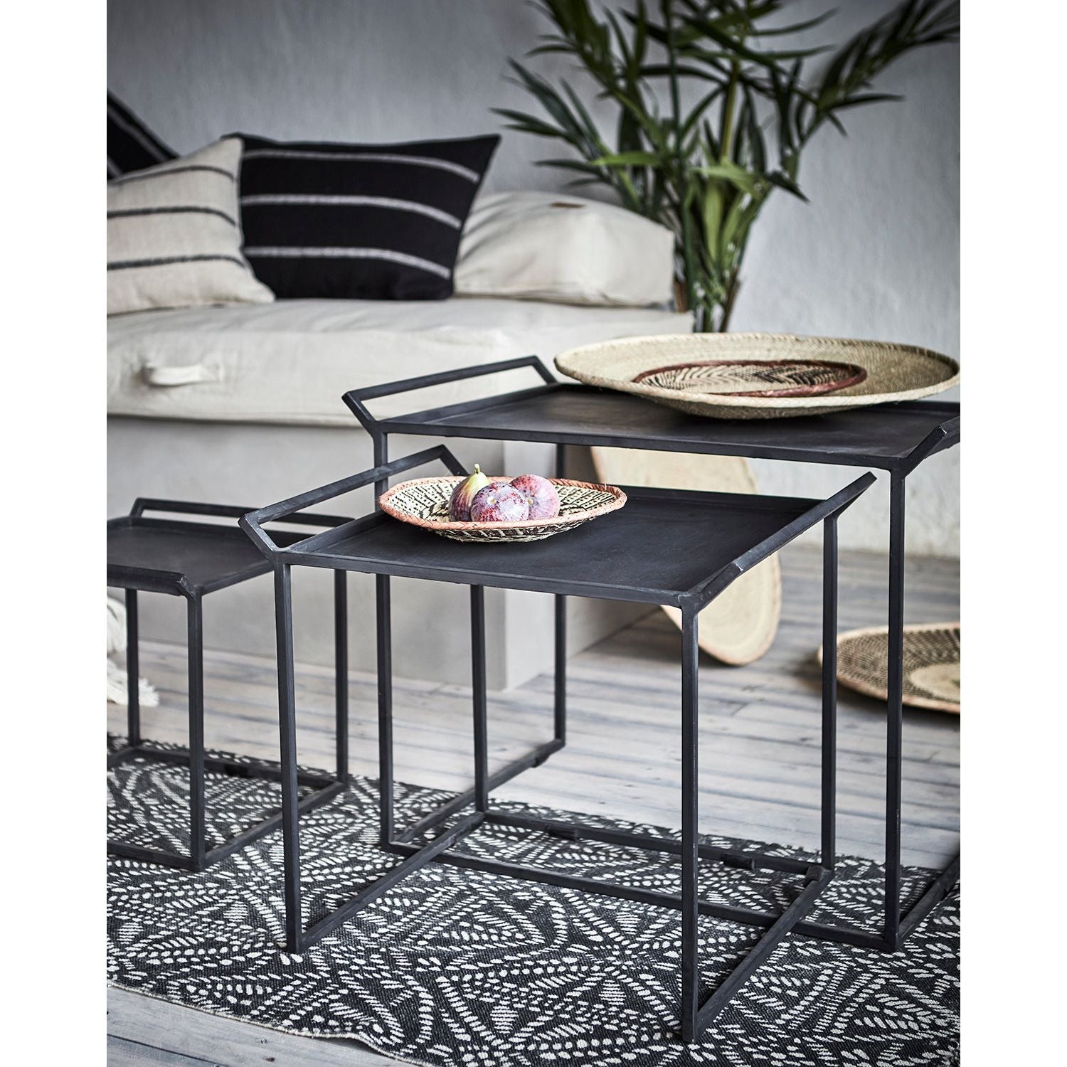 Affari of Sweden THOMAS Satsbord, set om 3, Grå