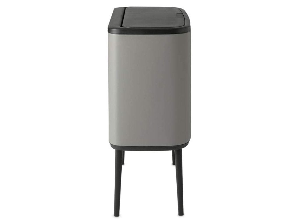 Brabantia Soptunna med trycklock BO TOUCH BIN 3 x 11 l, mineralgrå