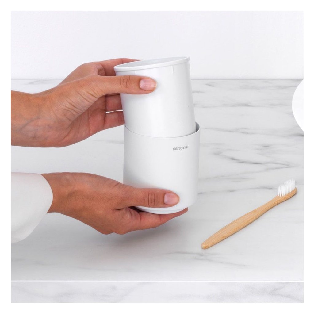 Brabantia Tandborstmugg MINDSET, mineralvit