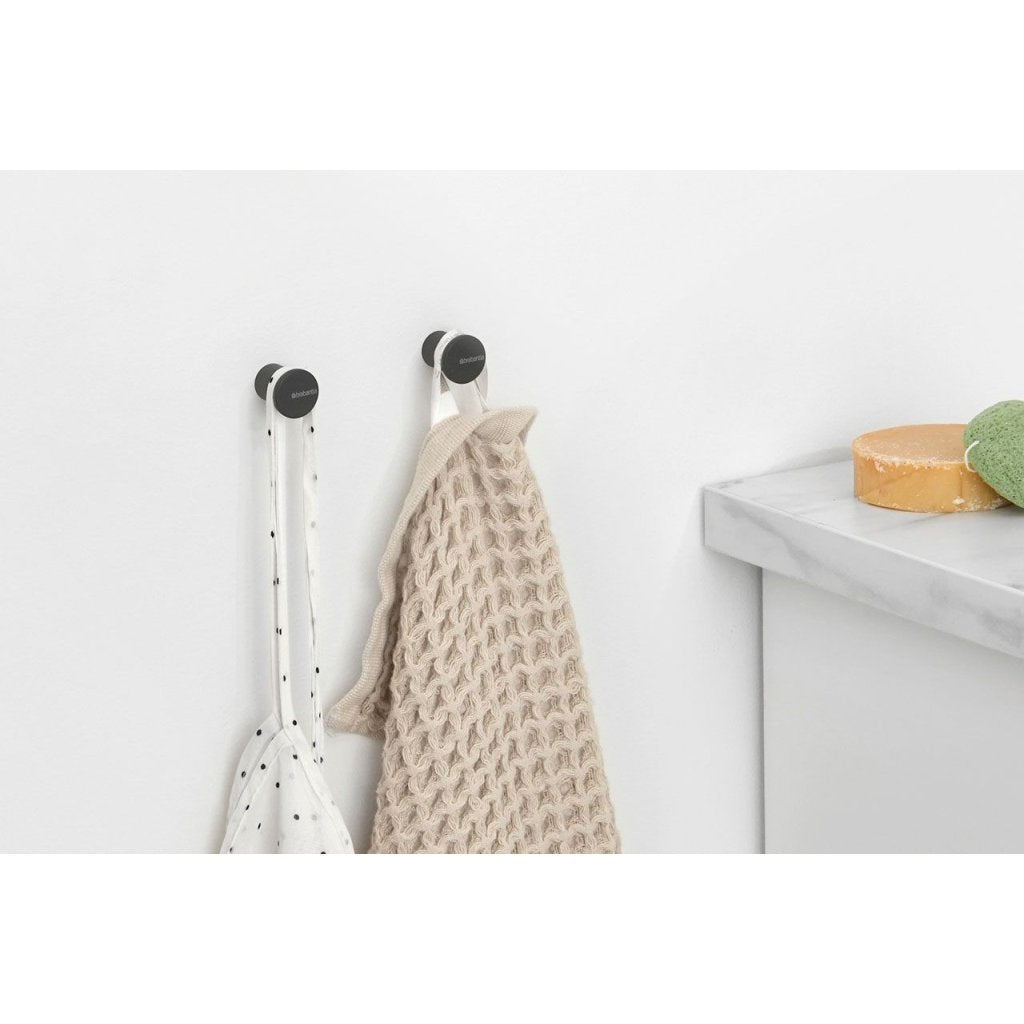 Brabantia Handdukskrok MINDSET, set i 2 delar, mineralgrå
