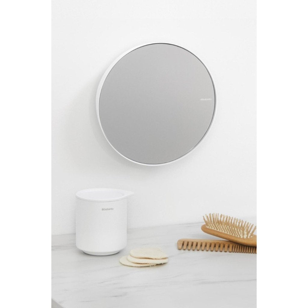 Brabantia Sminkspegel MINDSET, 5X förstoring, mineralvit
