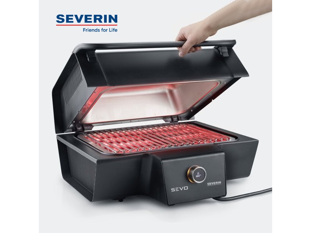 Severin PG 8107 Sevo elgrill med grillvagn
