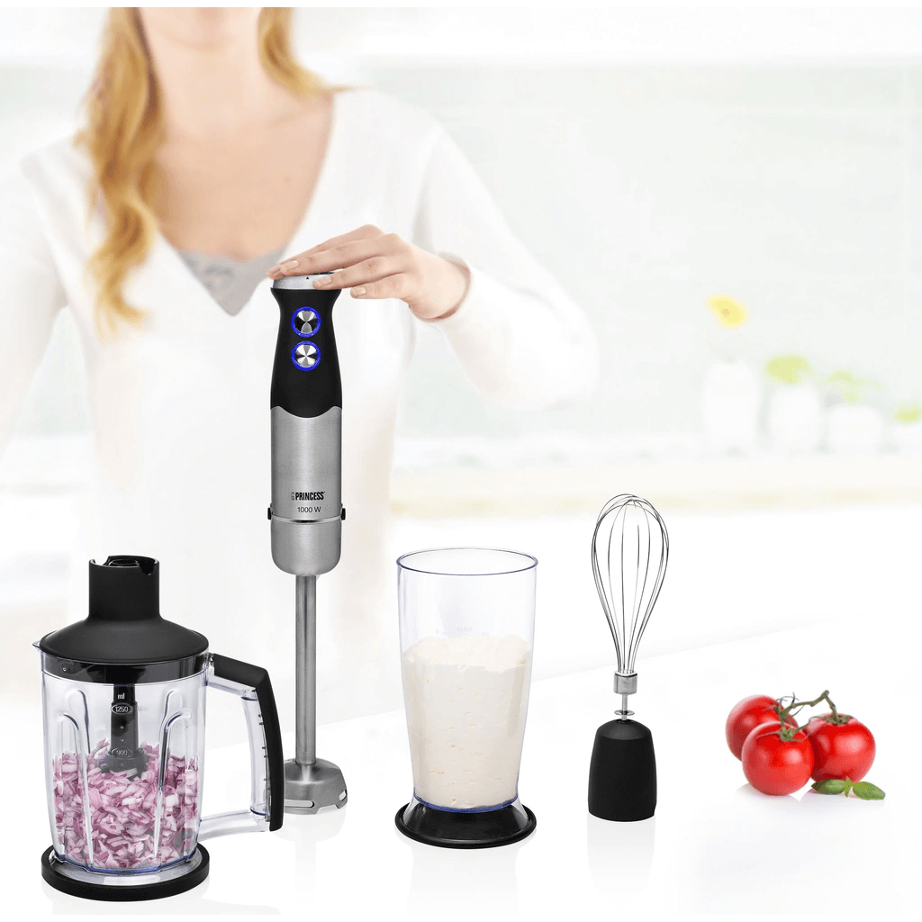 Princess Stavmixer set 1000W XL rostritt stål