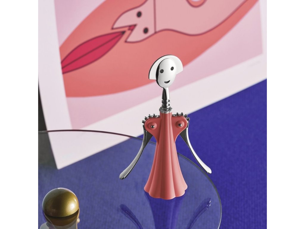 Alessi Alessandro Mendini Anna G. korkskruv Rosa