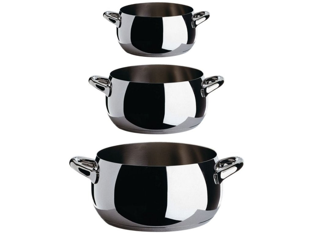 Alessi Gryta MAMI 24 cm, silver