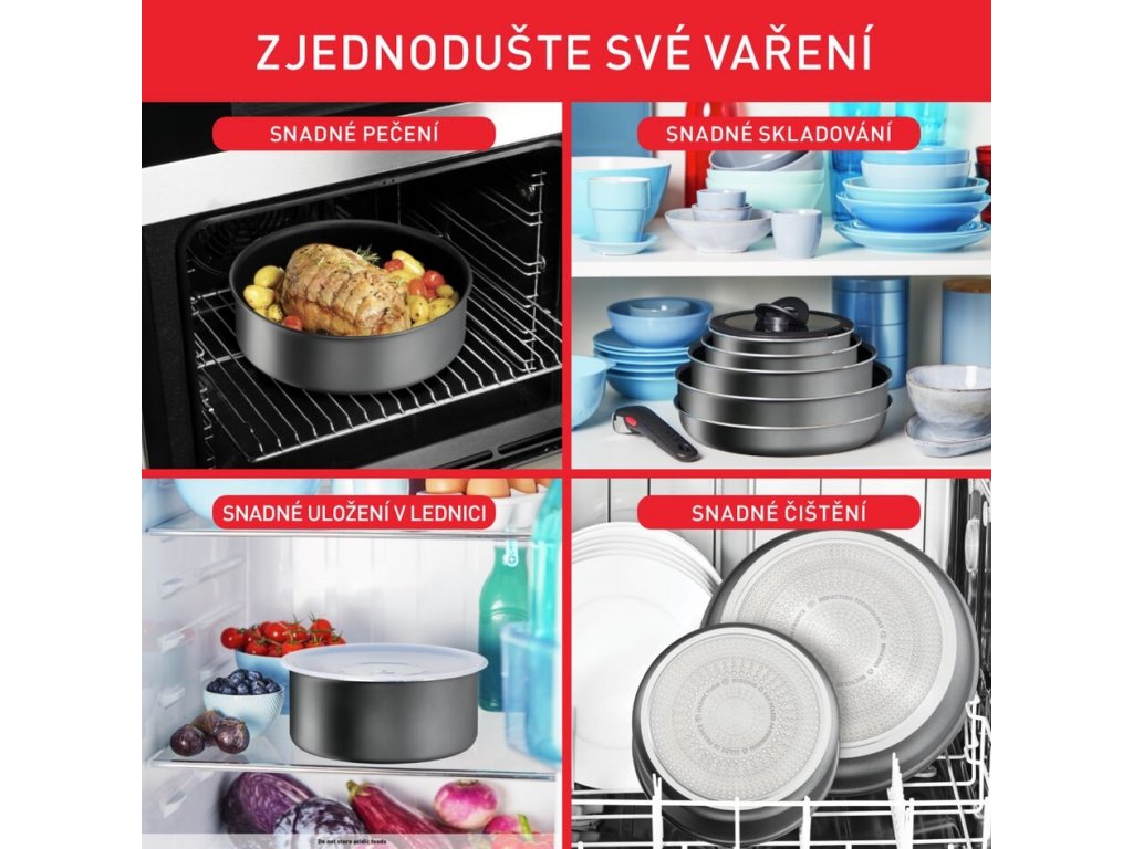 Tefal Kastrullset INGENIO DAILY CHEF L7619202, 8 st