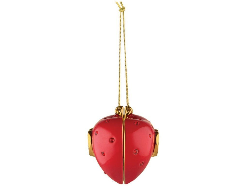 Alessi Julgransprydnad CUORE E CUORA, röd