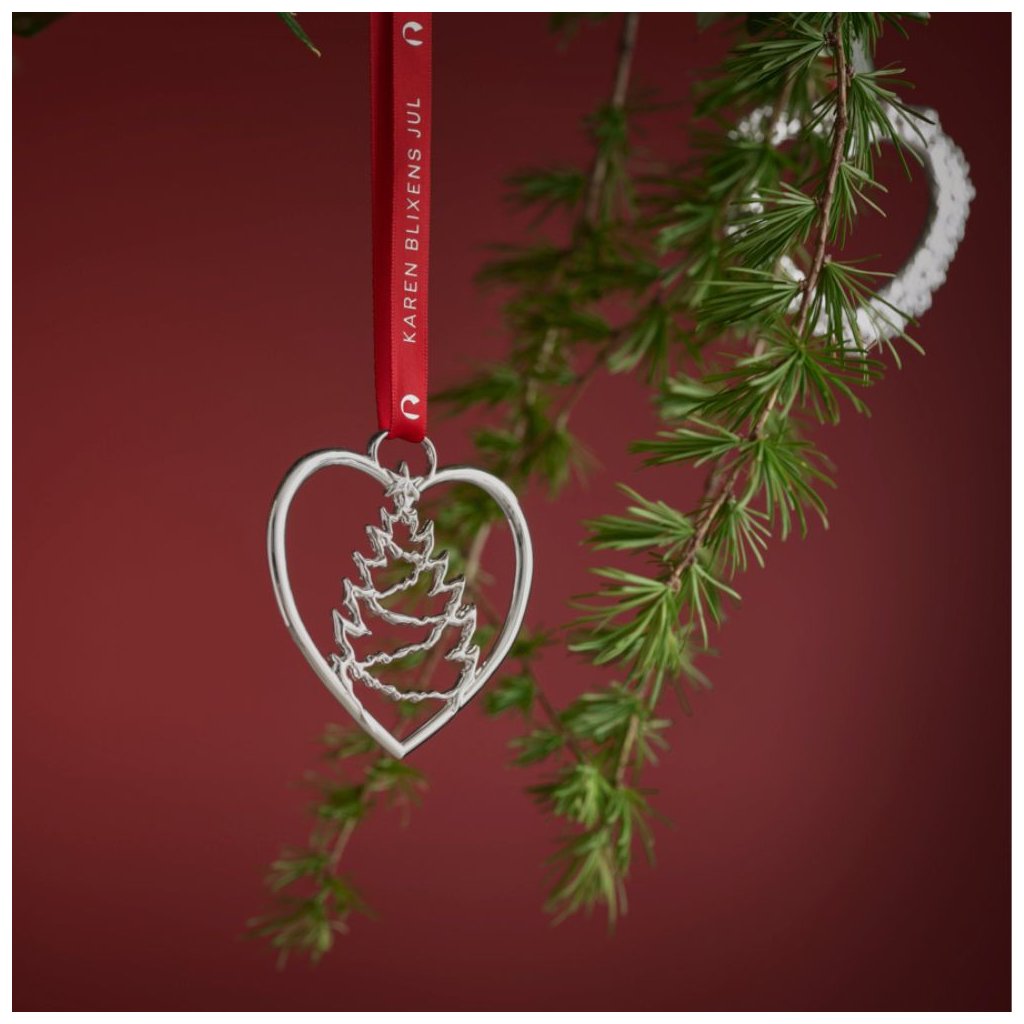 Rosendahl Julgransprydnad FLOWER IN LAYERS 11,5 cm, silverpläterad