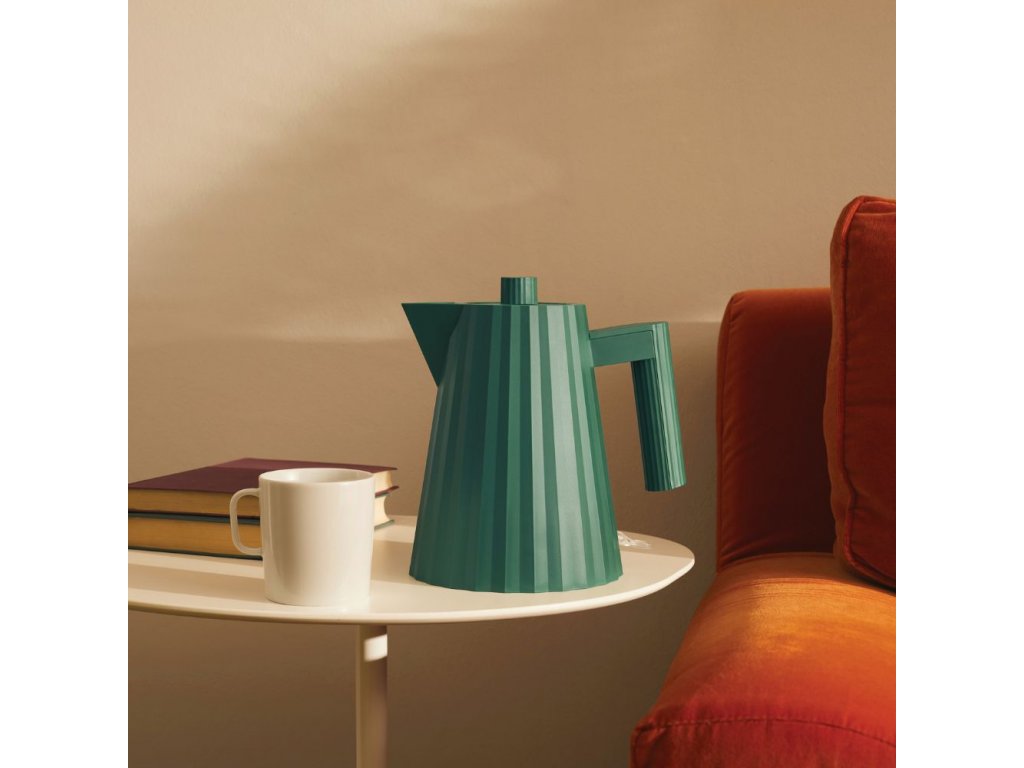 Alessi Elektrisk vattenkokare PLISSÉ, 1 l, grön