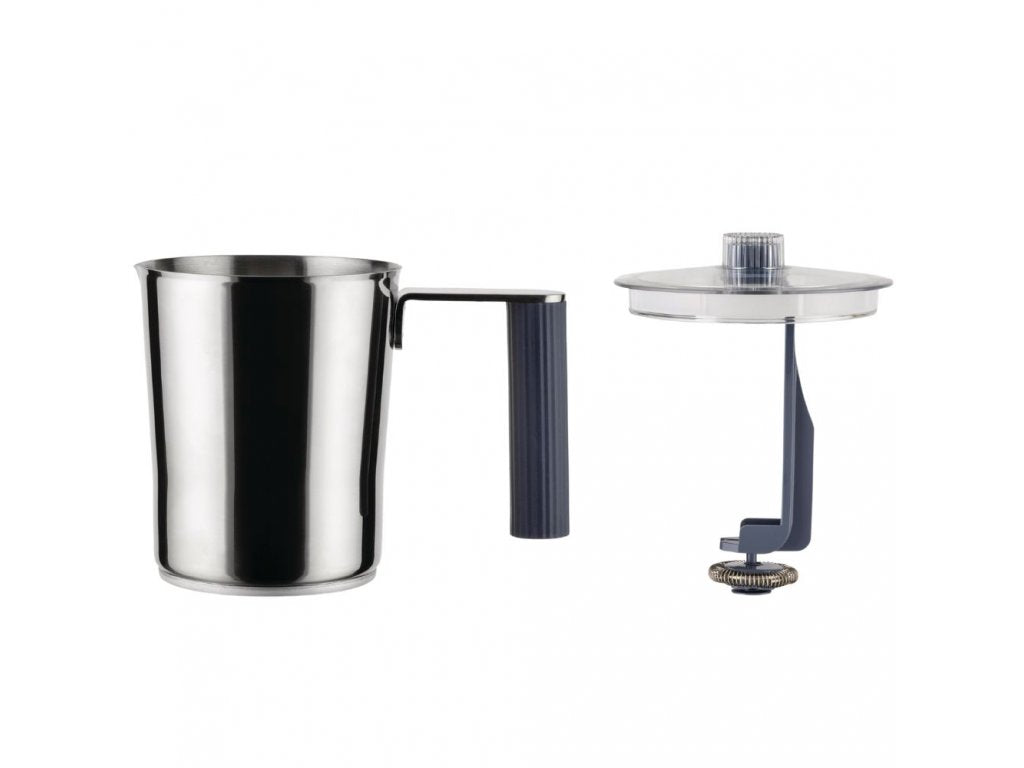 Alessi Mjölkskummare PLISSÉ, grå