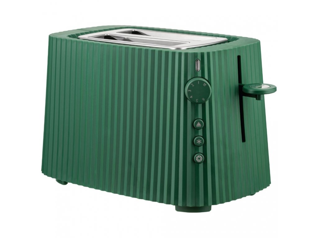 Alessi Plissé brödrost 2 skivor, grön