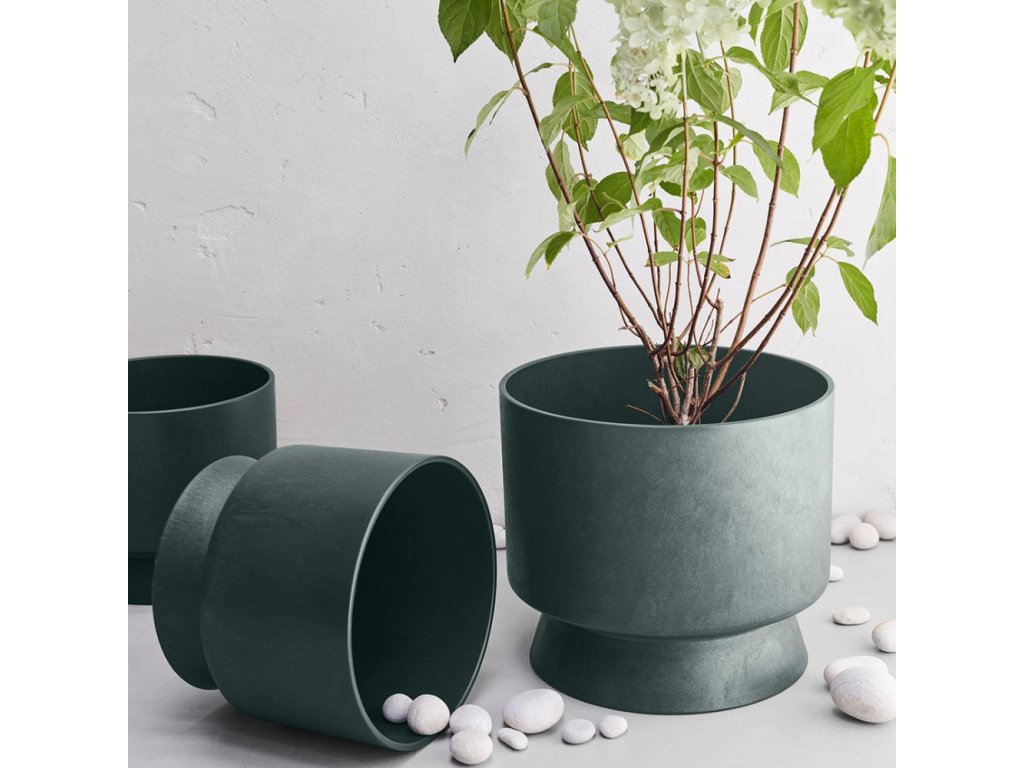 Rosendahl Blomkruka RECYCLED 19 cm, mörkgrön