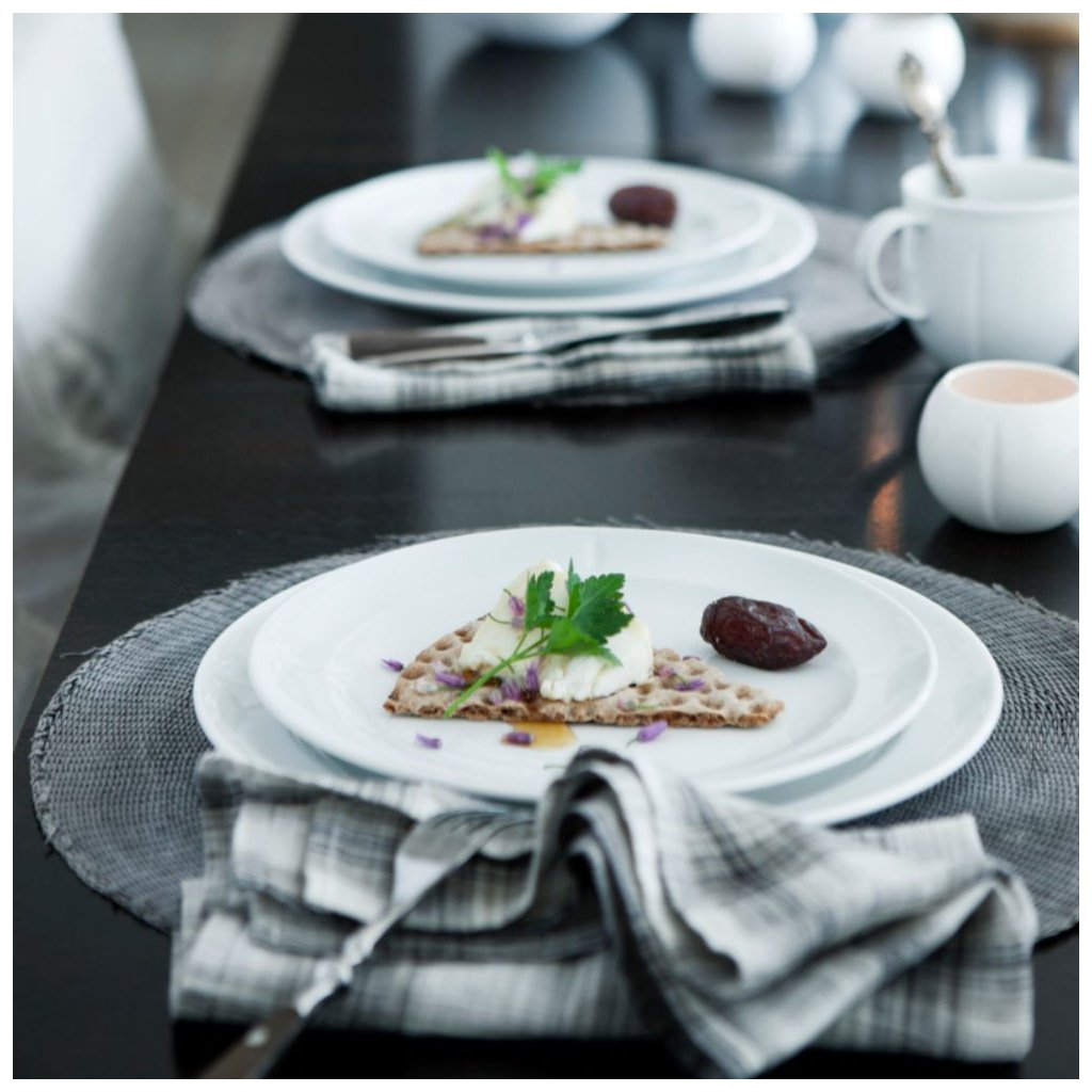 Rosendahl Efterrättstallrik GRAND CRU SOFT 19,5 cm, vit