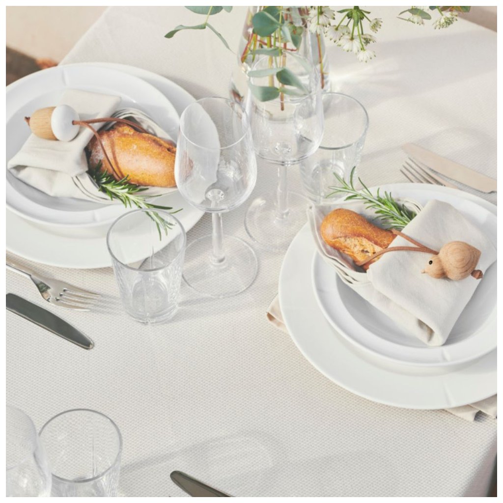 Rosendahl Efterrättstallrik GRAND CRU SOFT 19,5 cm, vit