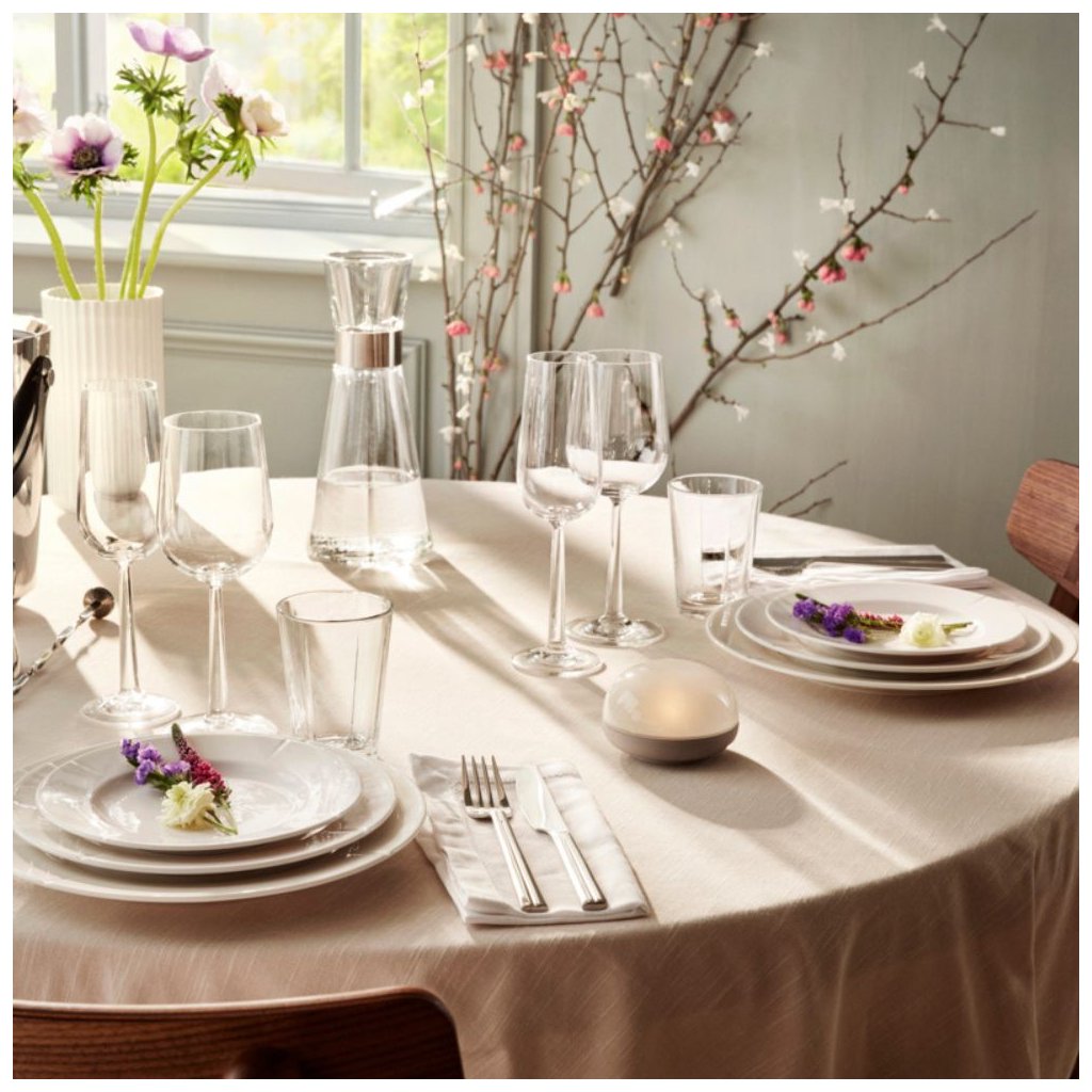 Rosendahl Efterrättstallrik GRAND CRU SOFT 19,5 cm, vit