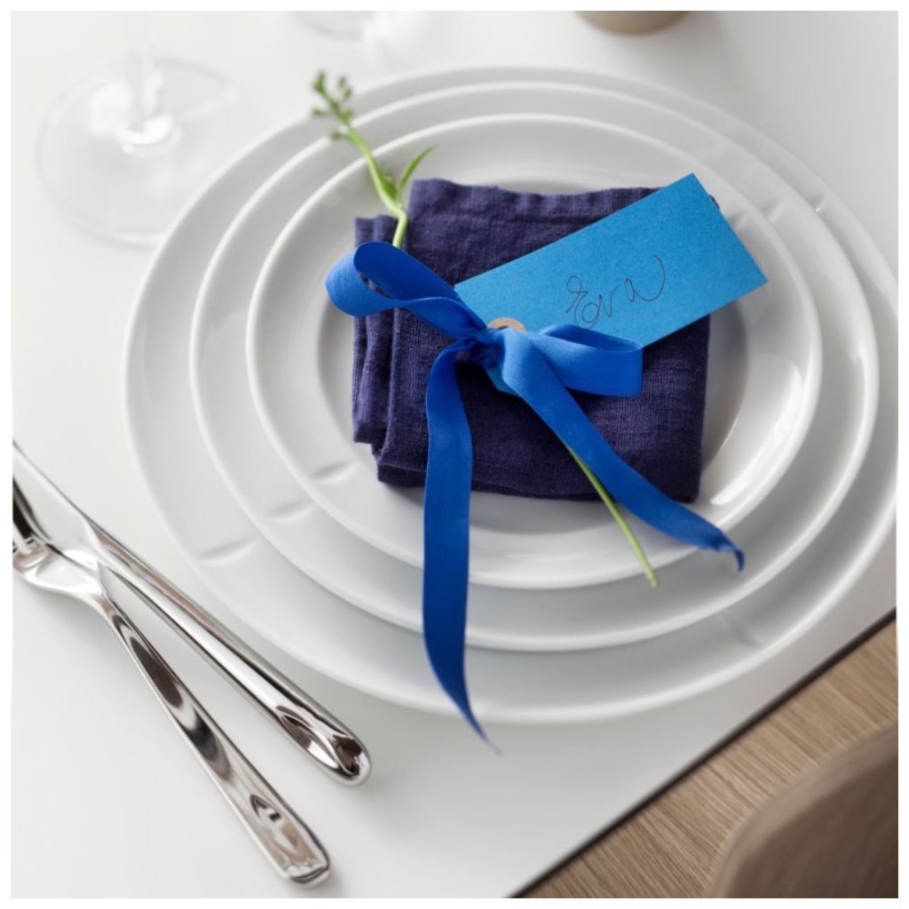 Rosendahl Efterrättstallrik GRAND CRU SOFT 19,5 cm, vit