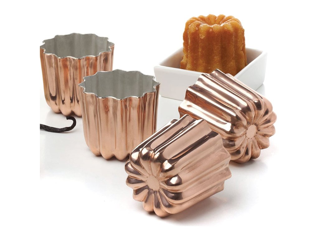 de Buyer Canneléform 3,5 cm, koppar