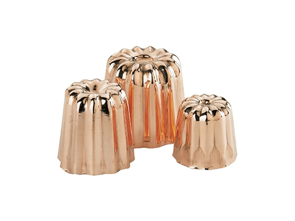 de Buyer Canneléform 3,5 cm, koppar