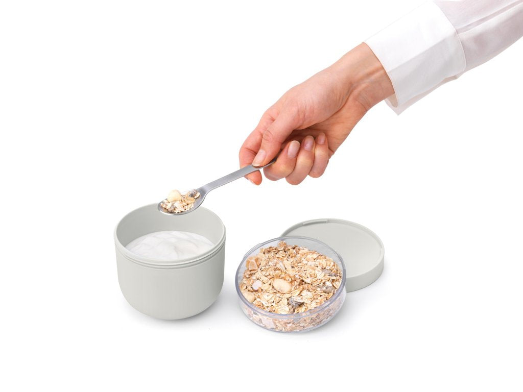 Brabantia Lunchskål MAKE & TAKE 500 ml, ljusgrå