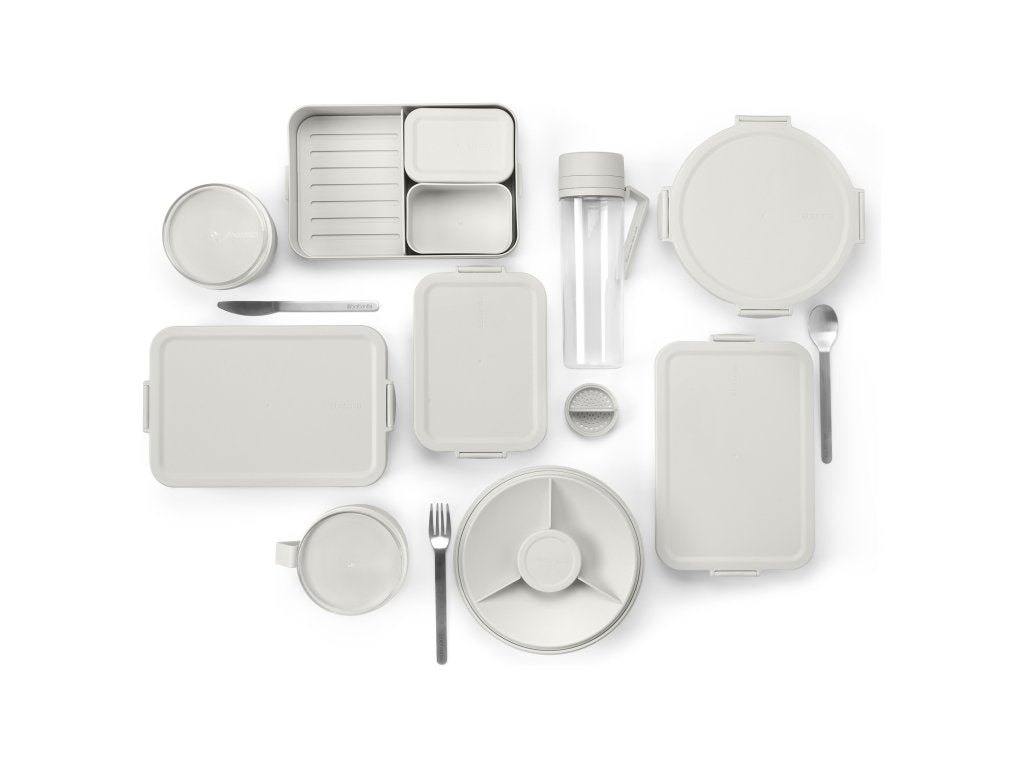 Brabantia Lunchskål MAKE & TAKE 500 ml, ljusgrå
