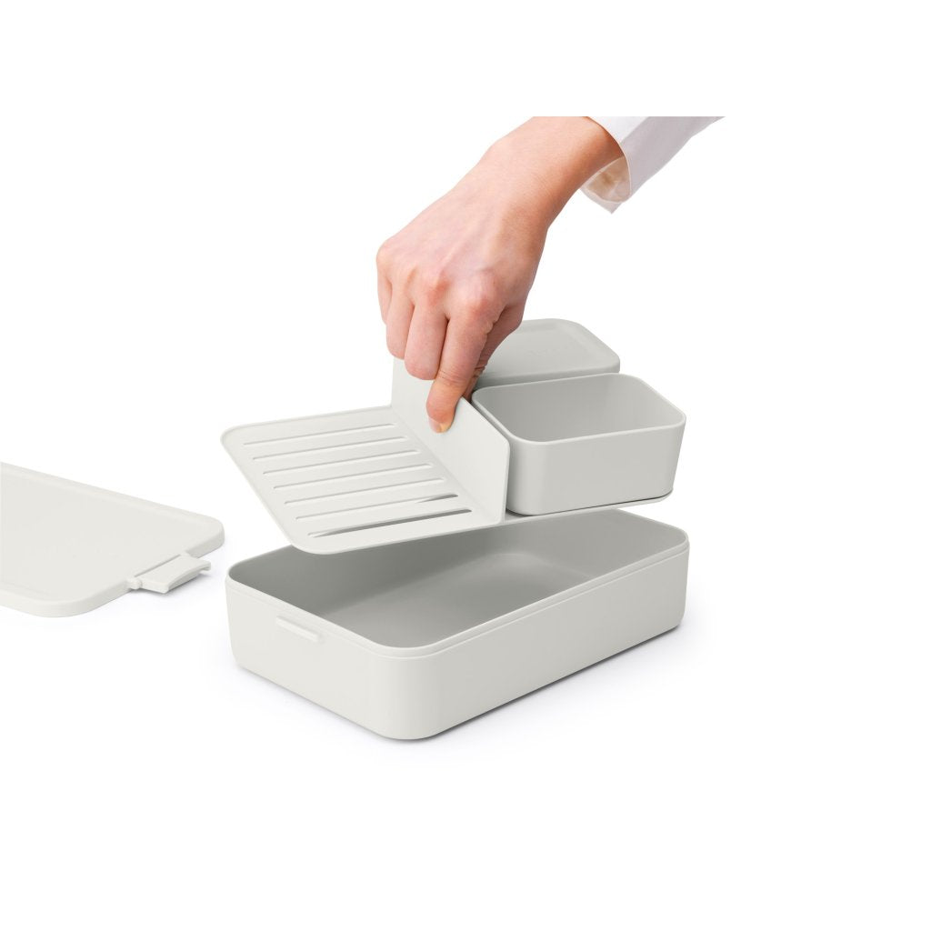 Brabantia Matlåda MAKE & TAKE BENTO 2 l, ljusgrå