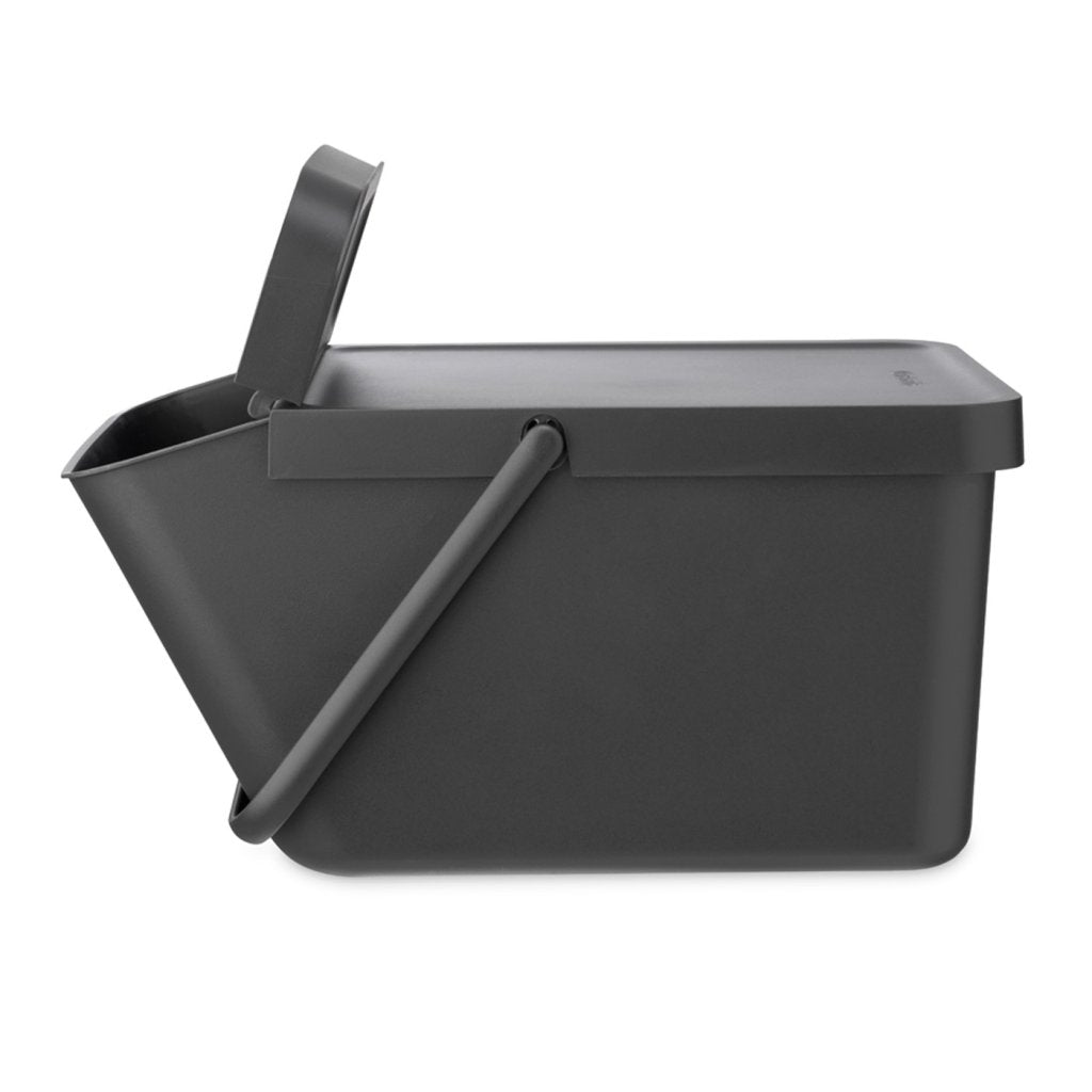 Brabantia Avfallskärl SORT & GO 20 l, stapelbar, grå