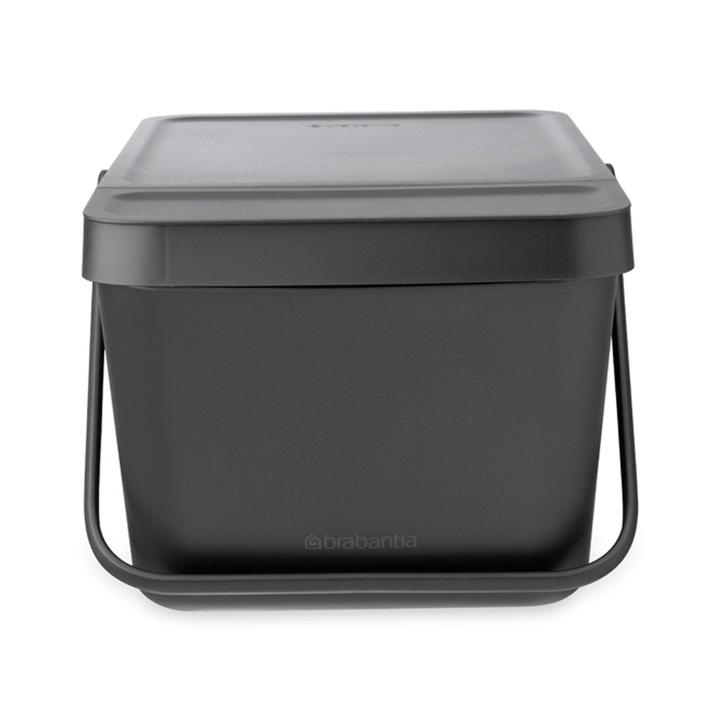 Brabantia Avfallskärl SORT & GO 20 l, stapelbar, grå