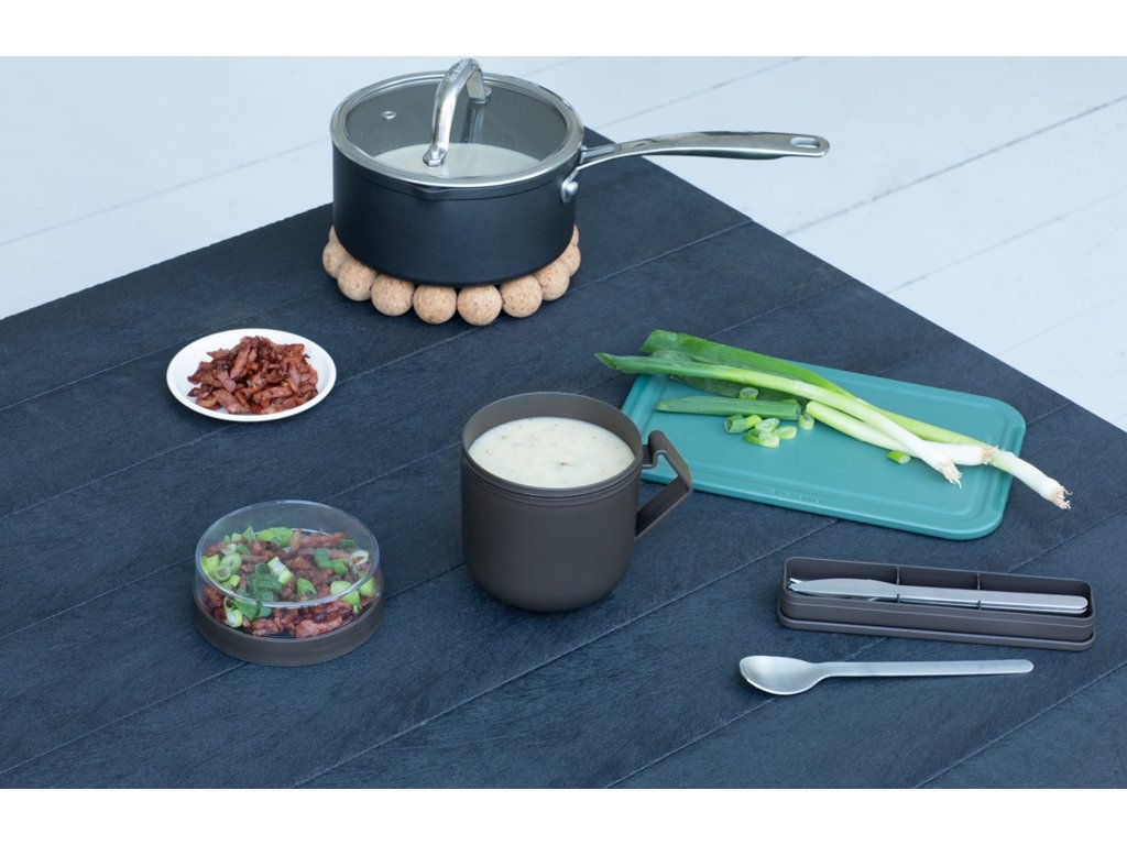 Brabantia Lunchburk MAKE & TAKE 600 ml, mörkgrå
