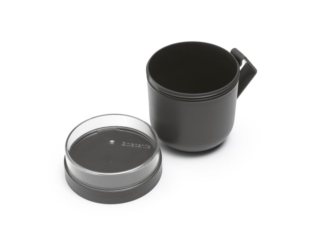 Brabantia Lunchburk MAKE & TAKE 600 ml, mörkgrå