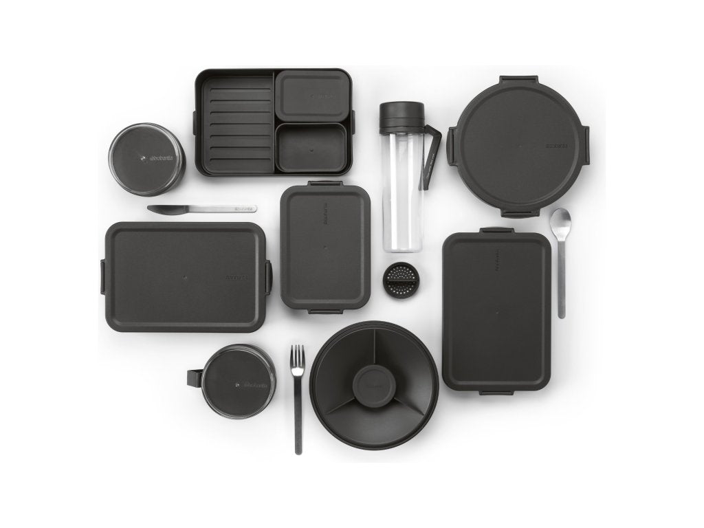 Brabantia Lunchskål MAKE & TAKE 1,3 l, mörkgrå