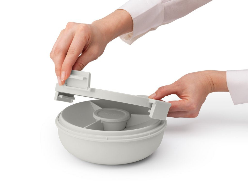 Brabantia Lunchskål MAKE & TAKE 1,3 l, ljusgrå