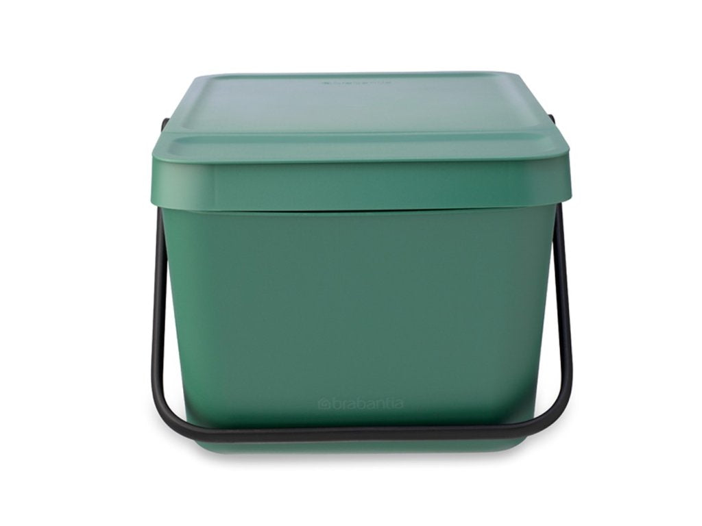 Brabantia Avfallskärl SORT & GO 20 l, stapelbar, mörkgrön