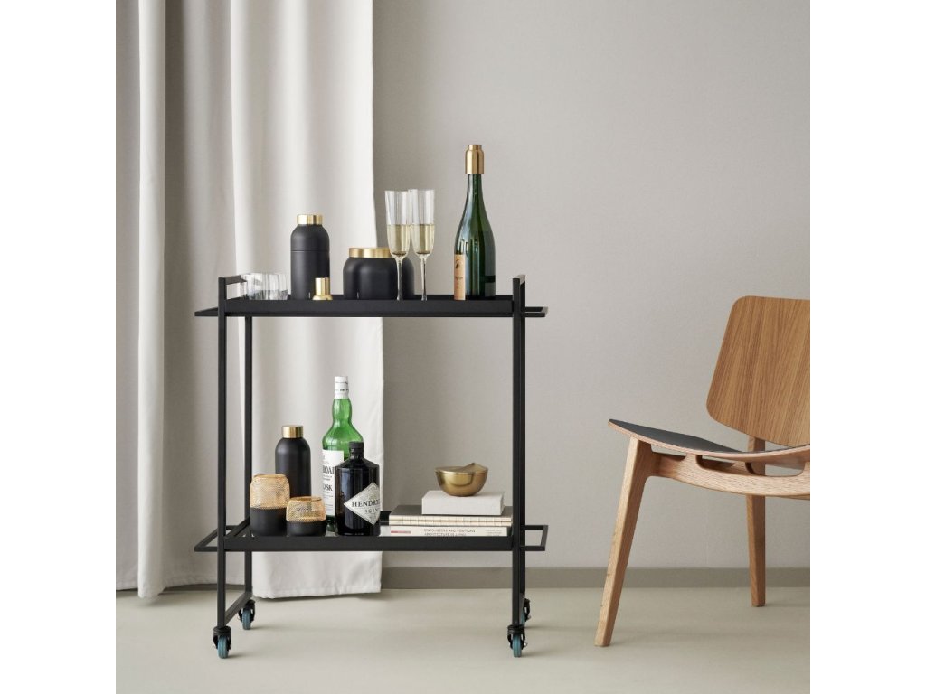 Stelton Champagepropp COLLAR, borstad mässing, vakuumtätning