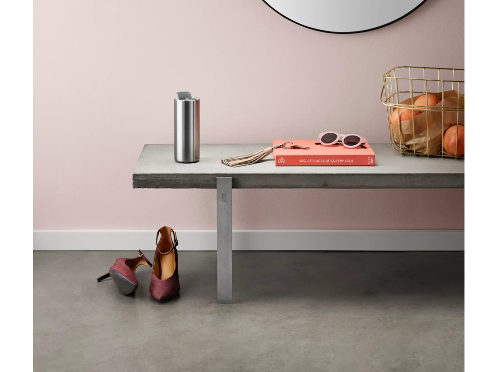 Eva Solo Resemugg URBAN TO GO 350 ml, marmorgrått lock, rostfritt stål