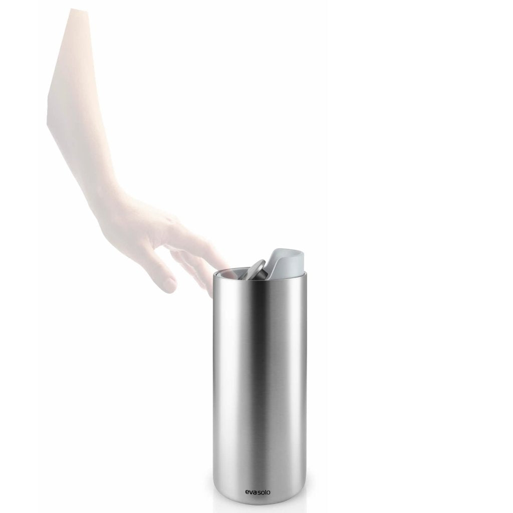 Eva Solo Resemugg URBAN TO GO 350 ml, marmorgrått lock, rostfritt stål