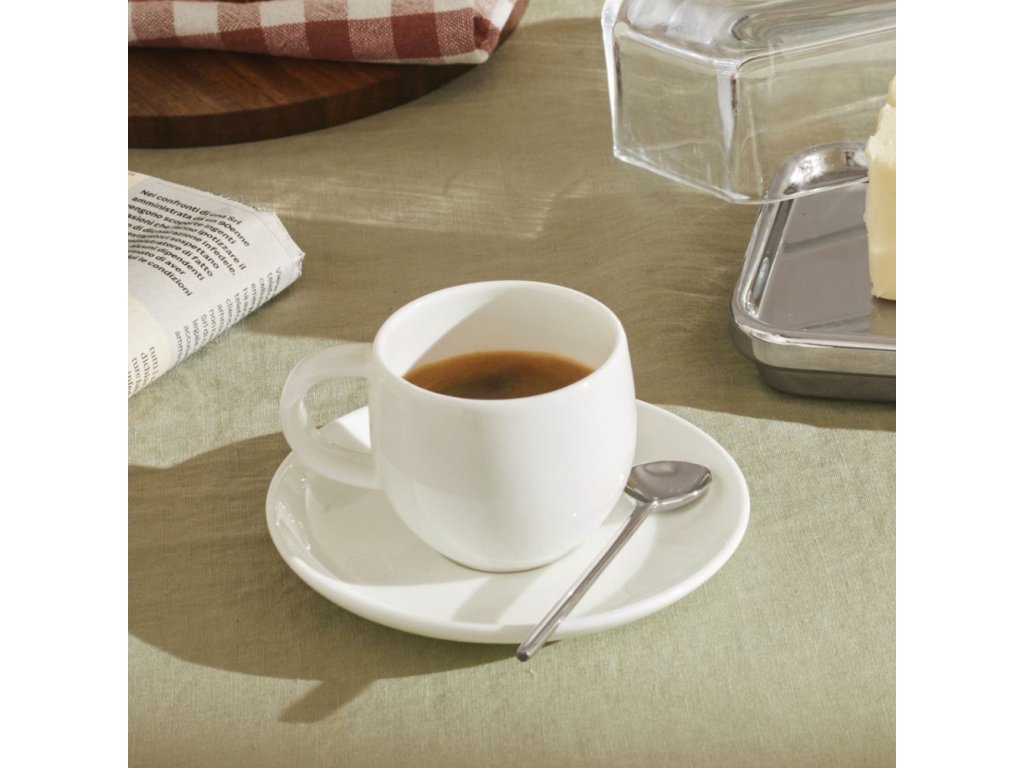 Alessi Mocha-kaffekopp ALL-TIME 95 ml, vit