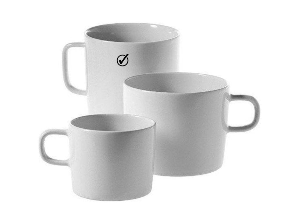 Alessi Temugg PLATEBOWLCUP 300 ml, vit