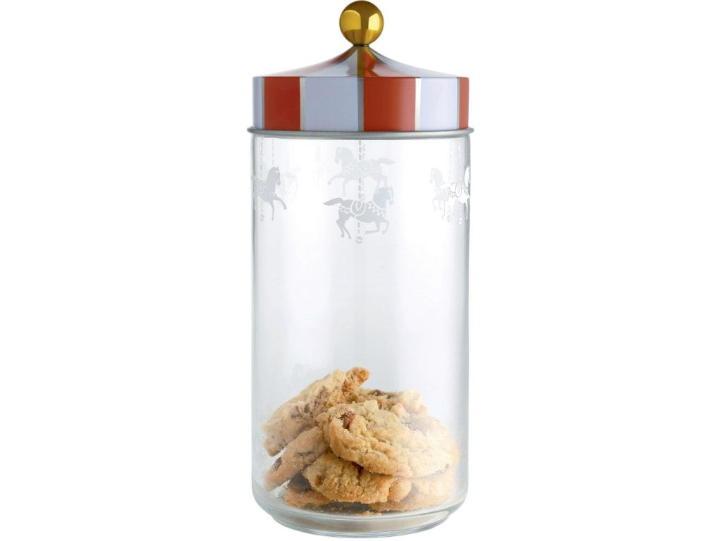 Alessi Köksförvaringsburk CIRCUS, 1,5 l, klar
