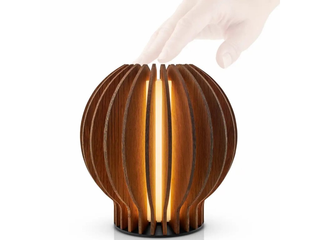 Eva Solo Bordslampa RADIANT 15 cm, LED, mörkbrun, trä