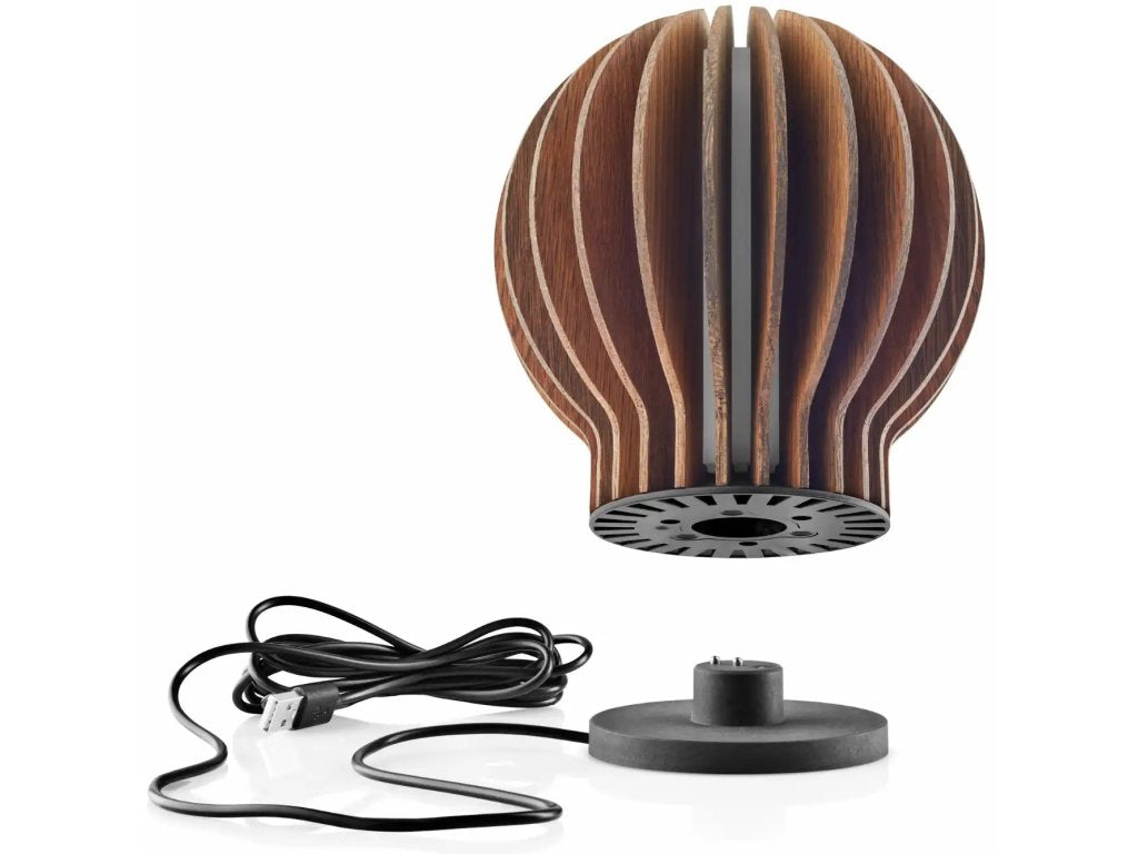 Eva Solo Bordslampa RADIANT 15 cm, LED, mörkbrun, trä