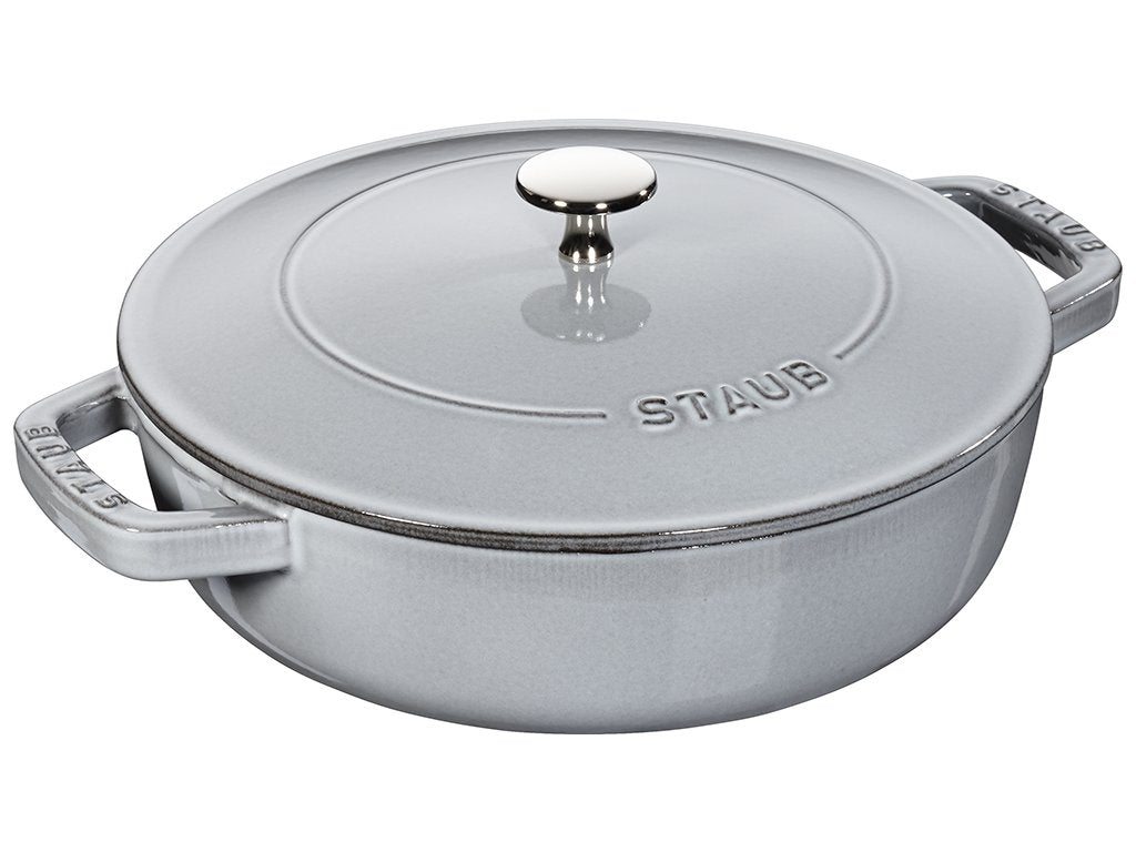 Staub Gryta 24 cm, grafitgrå, gjutjärn