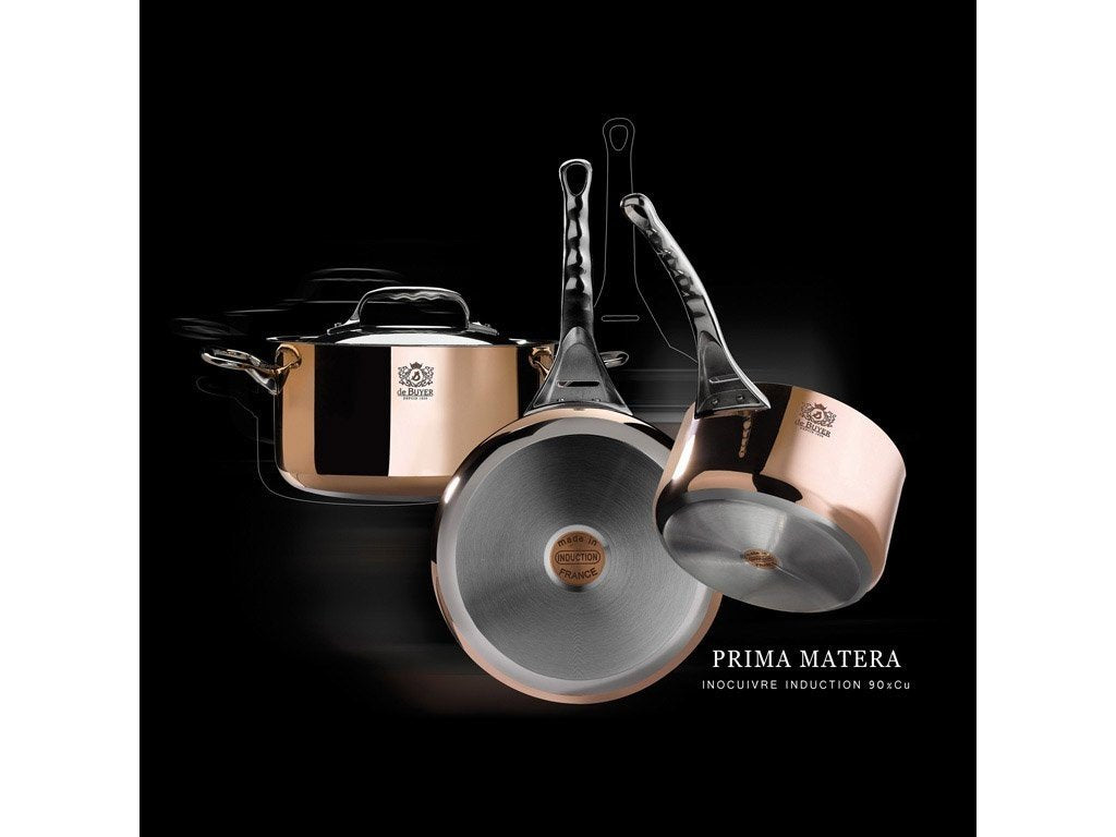 de Buyer Kastrull PRIMA MATERA 24 cm, 5,7 l, för induktion, koppar