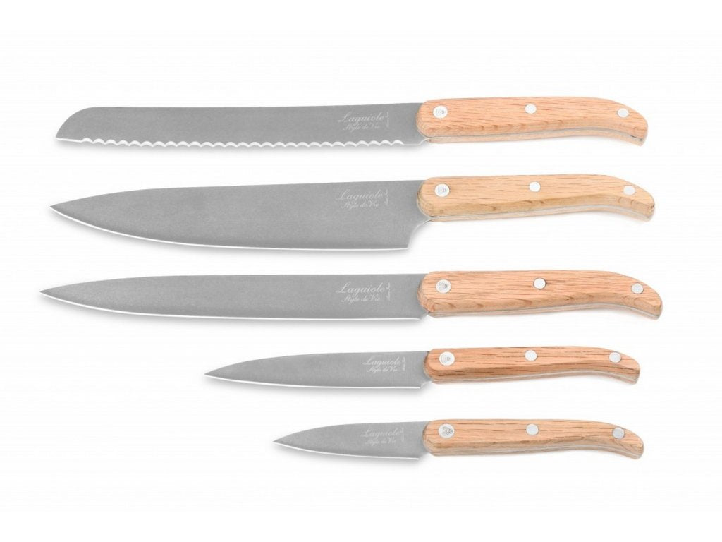 Laguiole Knivset, 6 st med magnetstativ INNOVATION, ek