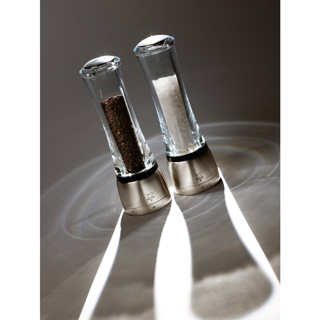 Peugeot Saltkvarn DAMAN 21 cm, borstat rostfritt stål